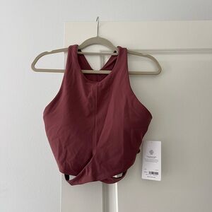 Athleta conscious cut out crop bra